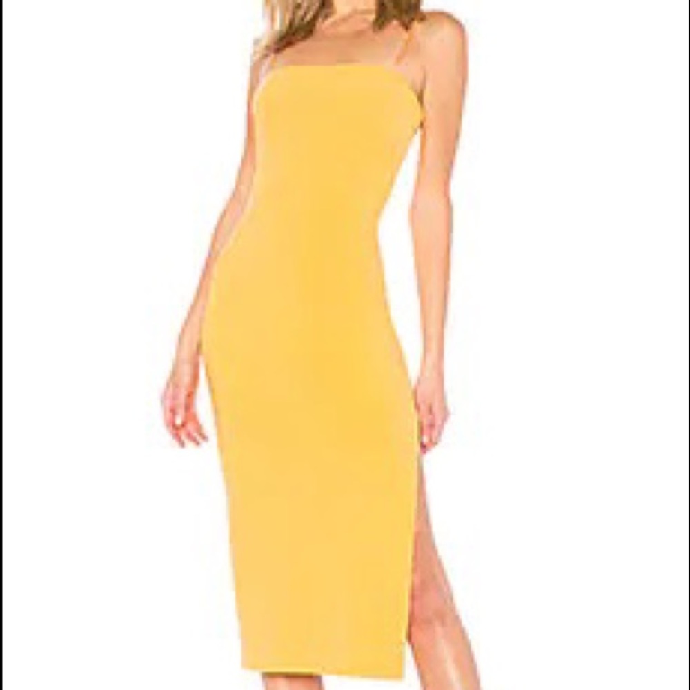 Bec & Bridge Macaron Midi Dress in Mango - Size 8